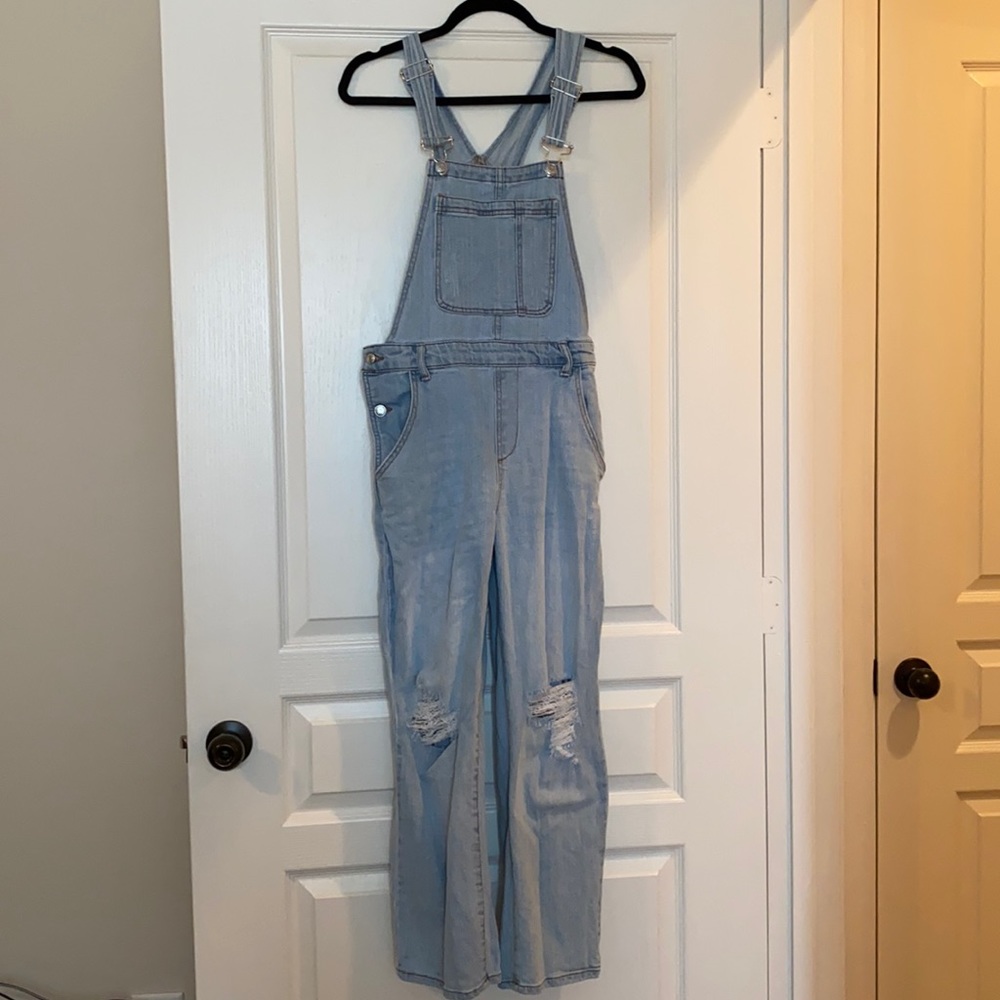 Target overalls with rips on the knees, only worn once!
